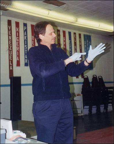 Image of workshop presenter