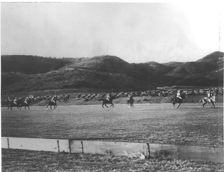 Polo game at Will Rogers Ranch (1920s)