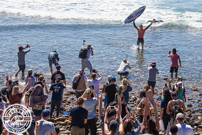 World Surf League images of San Onofre SB