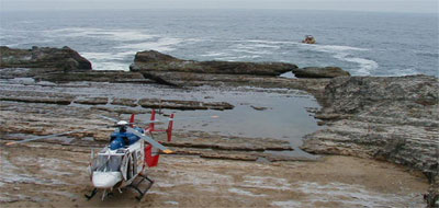 Beautiful coastline, but rough conditions and dangerous access along California’s north coast.