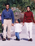 Family walking