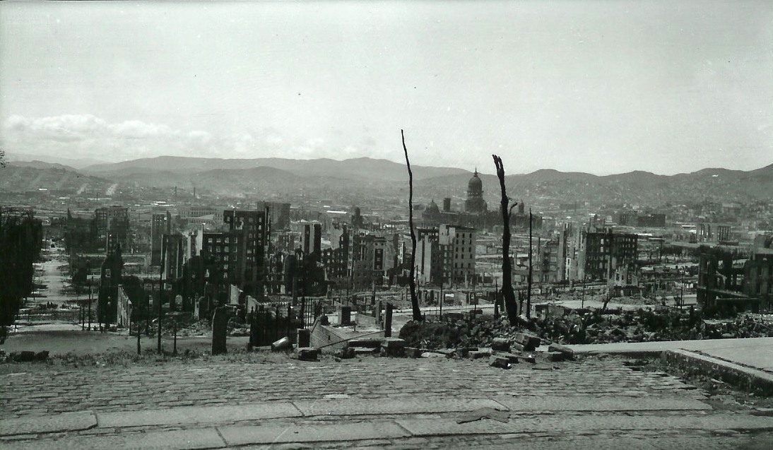 Market Street in San Francisco, 1906. Photo by Jack London.