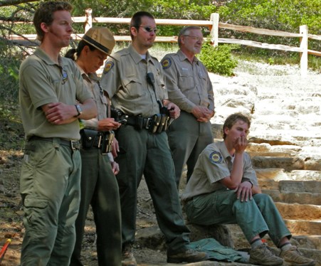 California State Parks staff at April 12 CCC Event