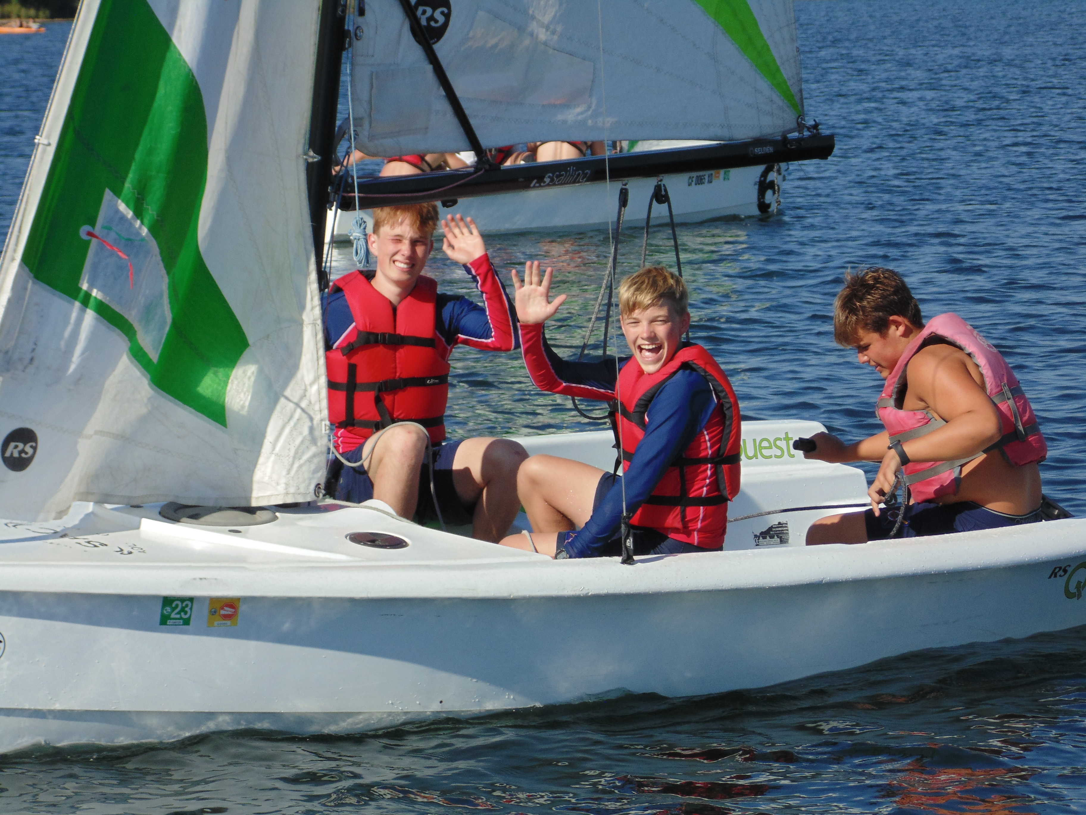 Assistants During Sailing Class