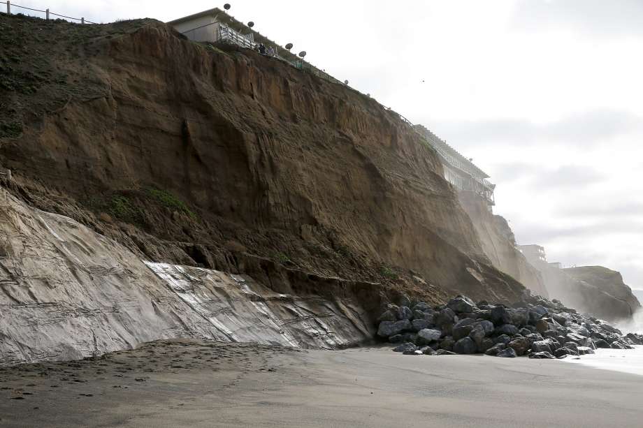 Beach erosion