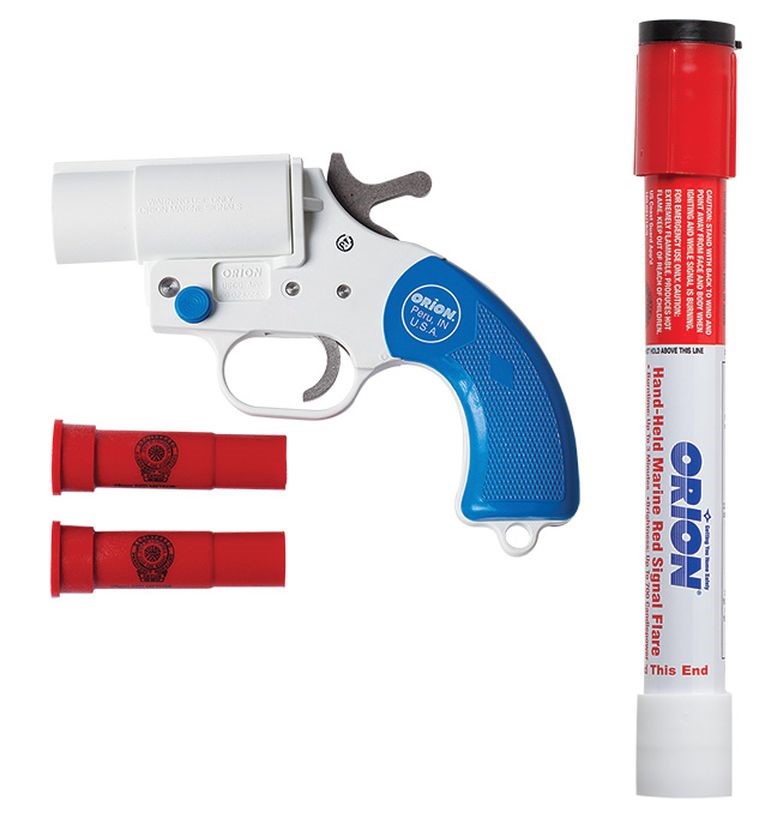 Handheld flares (which operate on the  ground) and rocket flares (which are fired into the air) 