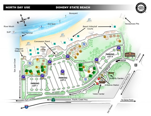 Map of Doheny SB