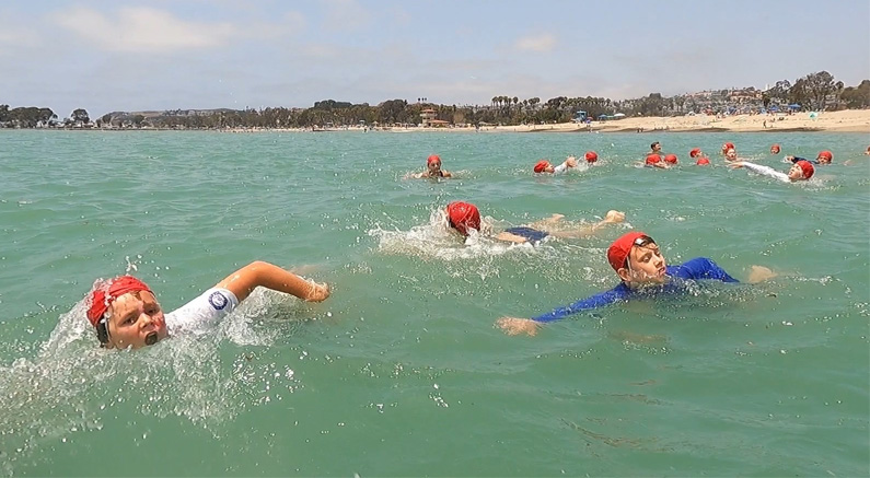 Jr. Lifeguard swimming activity