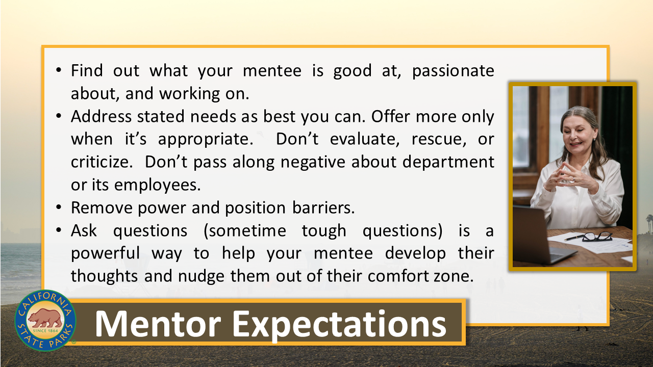 Mentor Expectations cont.