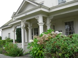 Historic Ford House is the Visitor Center for the Mendocino Headlands State Park. Photo by Marc Holmes.