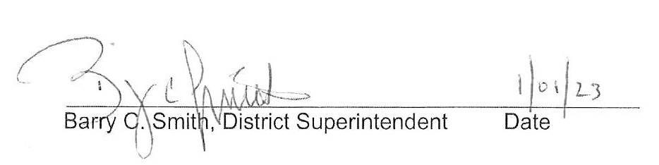 Barry Smith, District Superintendent