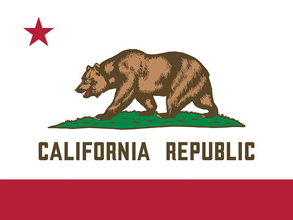 Present day California flag