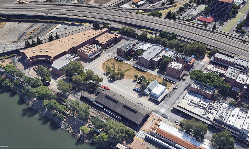 Bird's Eye View of Old Sacramento SHP