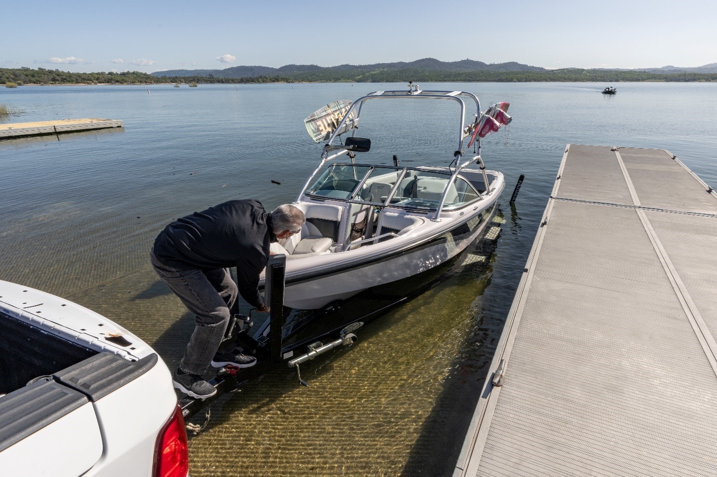 Launching boat