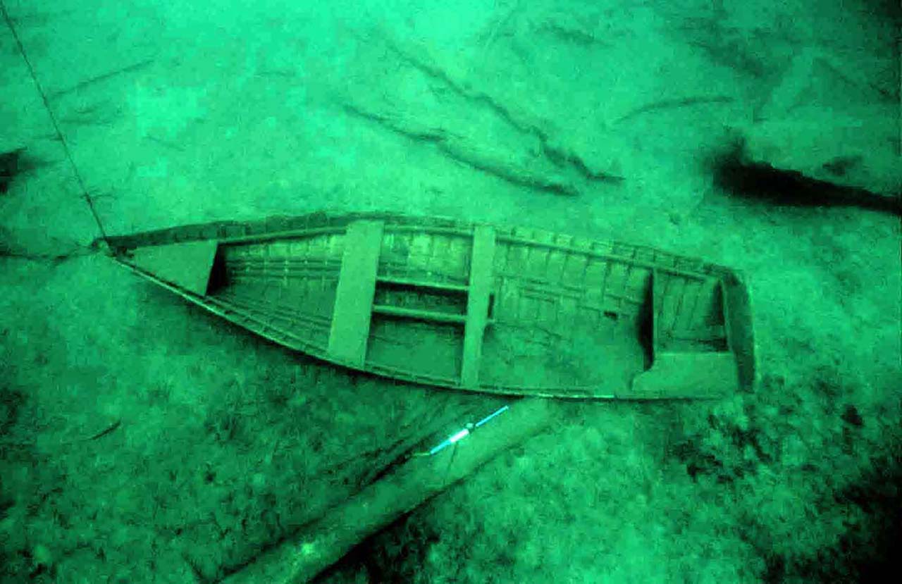 Wooden fishing boat