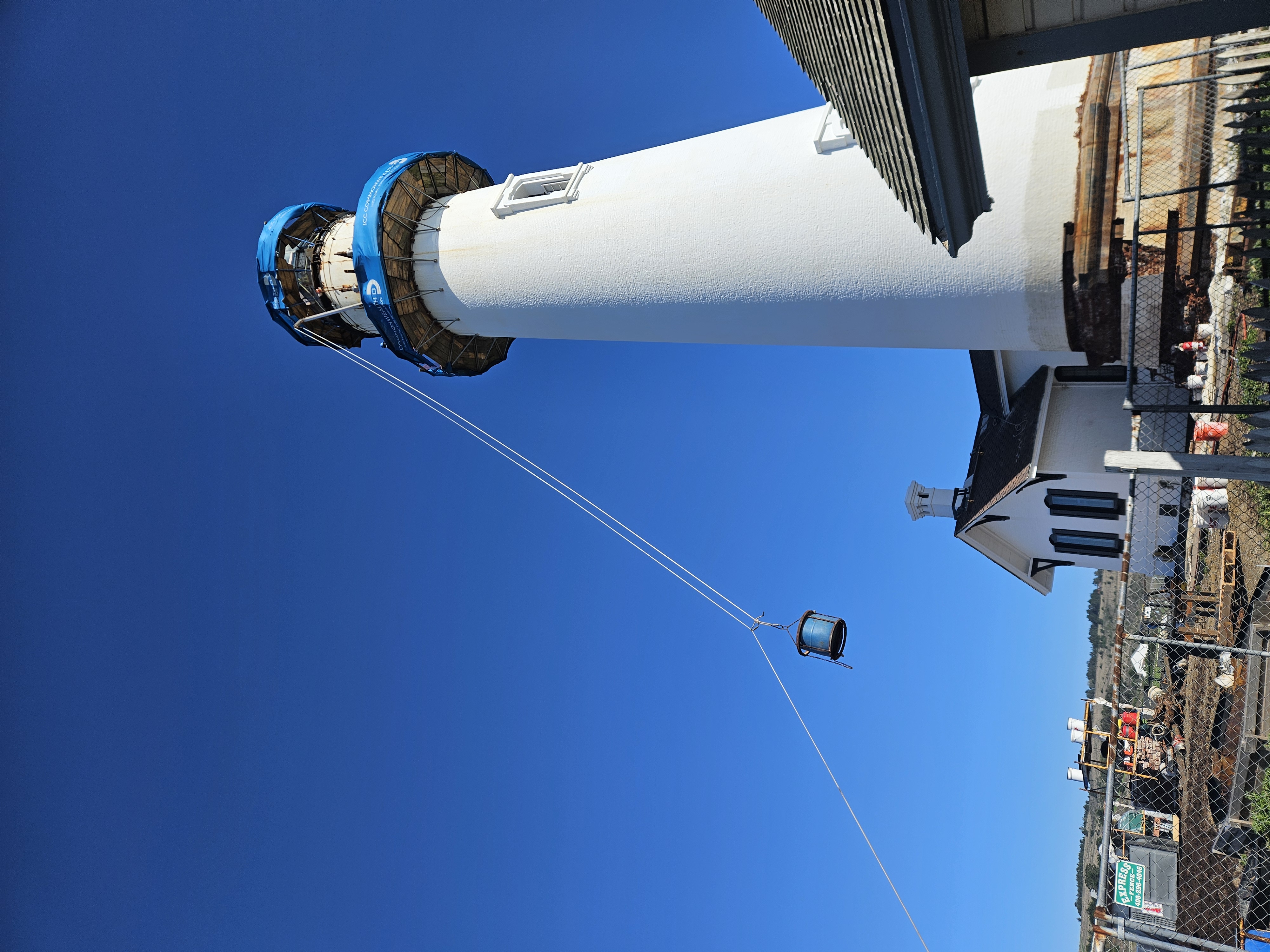 Removing Material from Tower - Winter 2025 Removing Material from Tower - Winter 2025