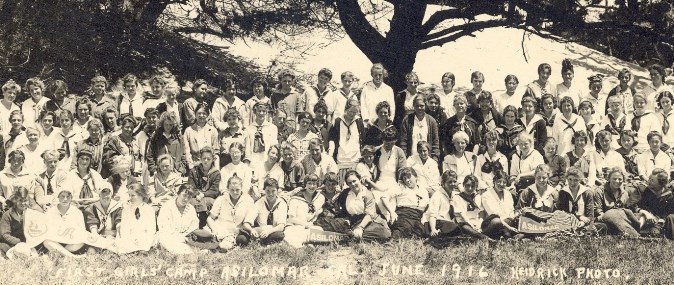 Asilomar YWCA camp 1916. CA State Parks