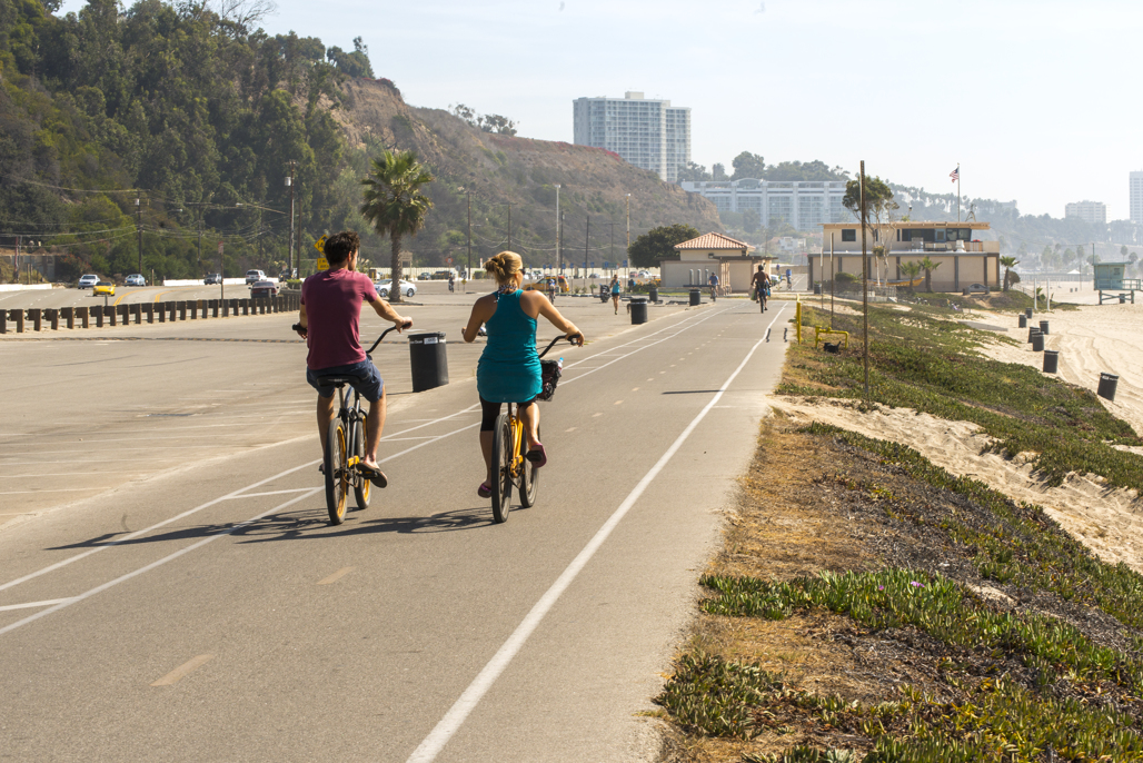 Bike trails in use