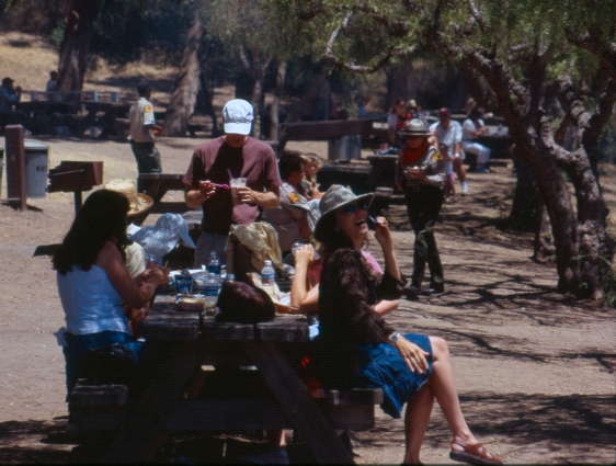 The BBQ area at WRSHP was the perfect place to meet and enjoy the food concessions.