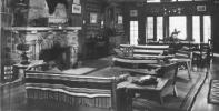 Inside the Will Rogers Ranch House, 1935