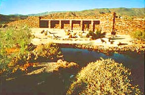 Photo: Exterior view of the Visitor Center and grounds at Anza-Borrego Desert State Park