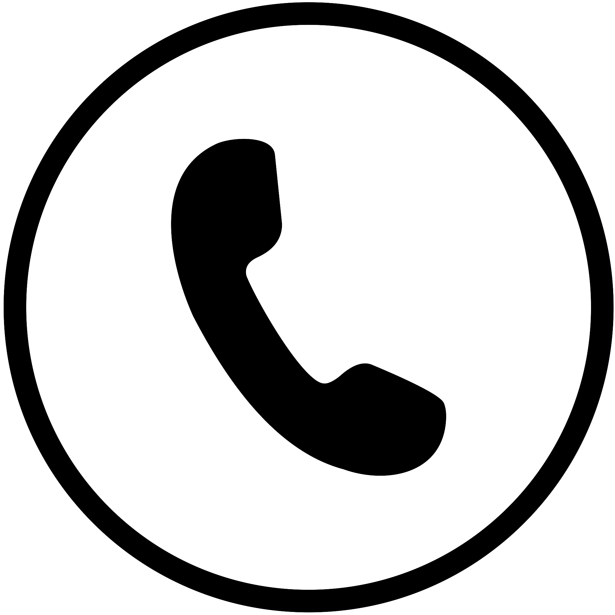Location Icon in a Black Circle
