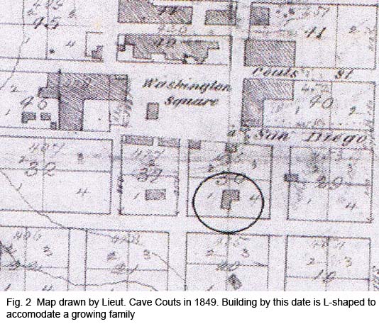 Lieut. Cave Couts Map of Old Town