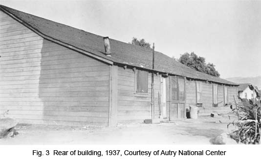 Rear of building, 1937