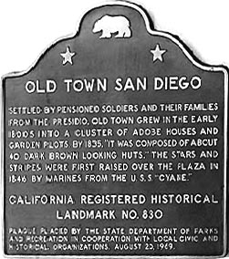 California Registered Historical Landmark 830