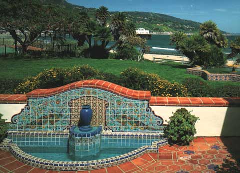 Fountain at the Adamson House