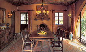 The Rindge Formal Dining Room at the Adamson House.