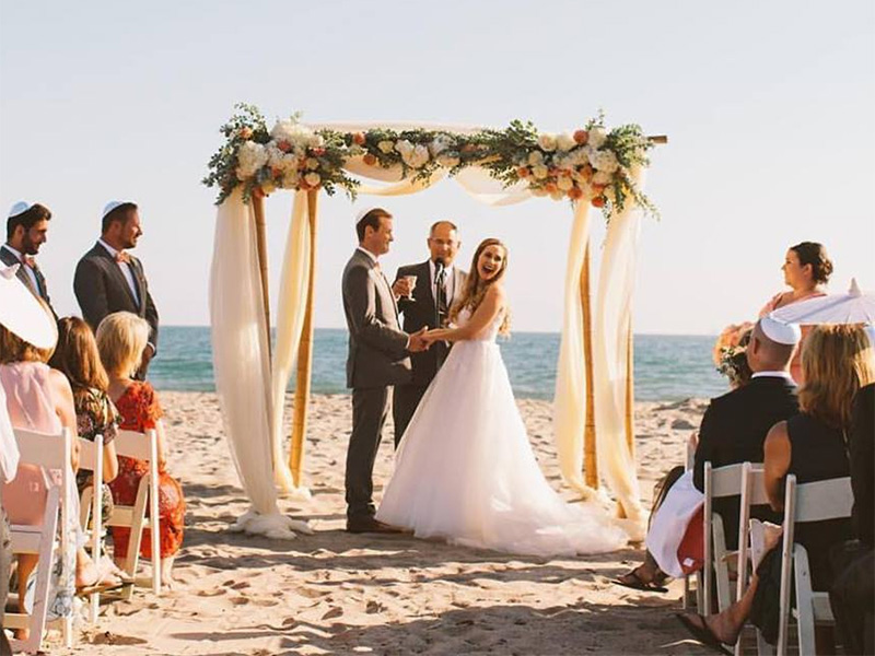 Wedding Ceremony at Carpenteria State Beach Carpinteria Wedding