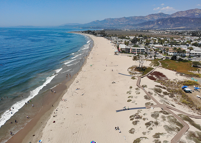 Carpinteria Beach Aerial