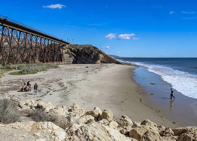 Gaviota State Park Beach Area