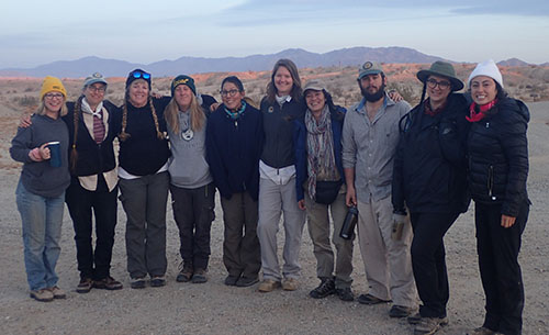 2018 archaeological survey crew