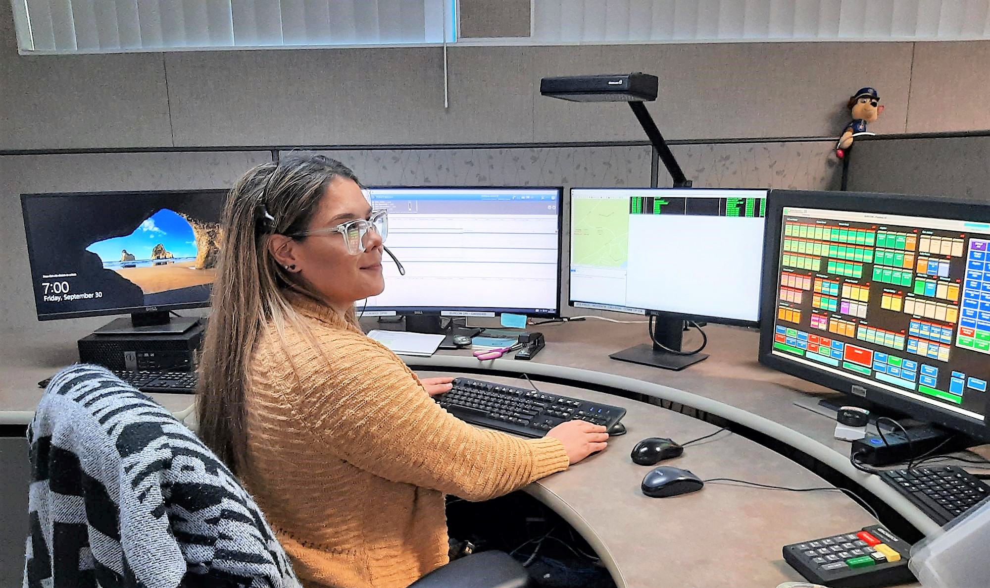 Communications Operator at work