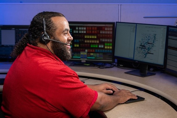Communications Operator working Communications Operator working