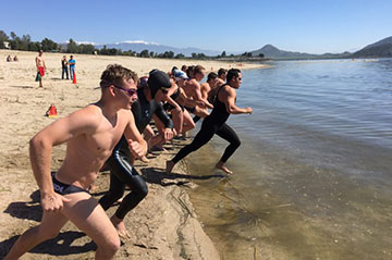 Lifeguard swim training
