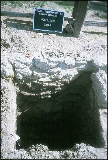 Unit two storage cellar area.
