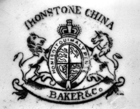 Ironstone China Baker and Co.