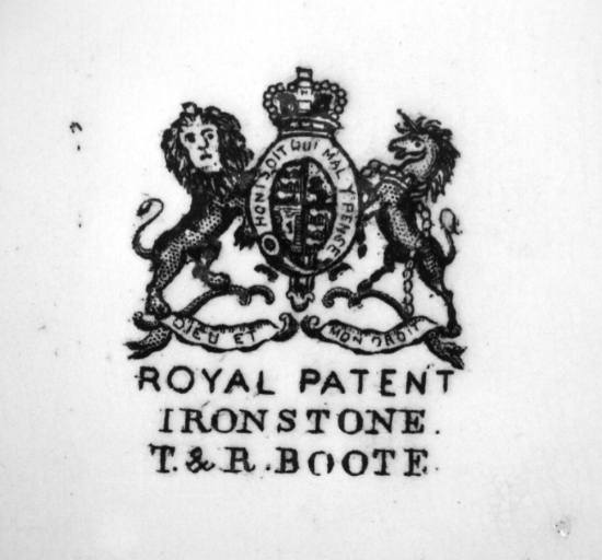Ironstone T. & R. Boote<span id=