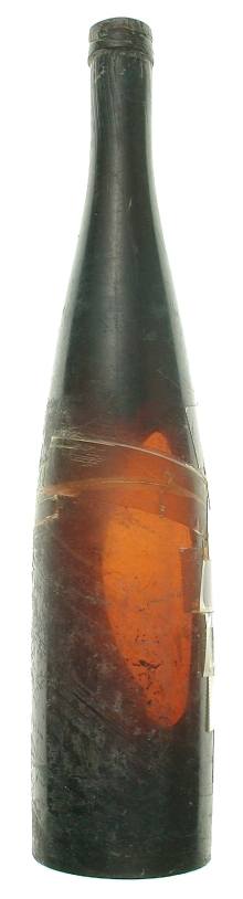Typical Hock Style Wine Bottle