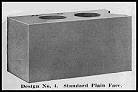 The only remaining concrete block from Frank Milner's barbershop recovered during excavation