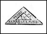 Image of Sarreguemines pottery mark